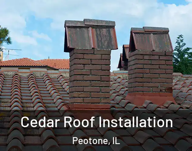  Cedar Roof Installation Peotone, IL