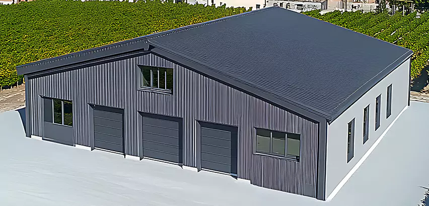 Corrugated Garage Roof Repair in Peotone
