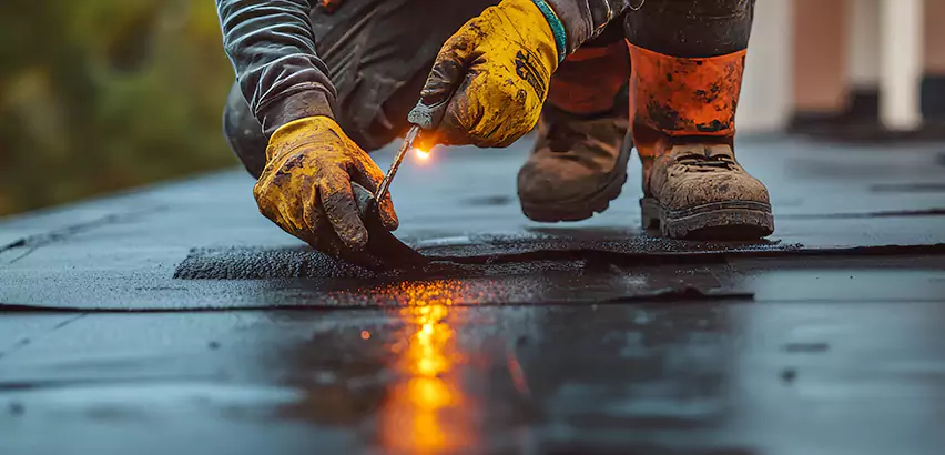 EPDM Roof Repair Tape Application in Peotone