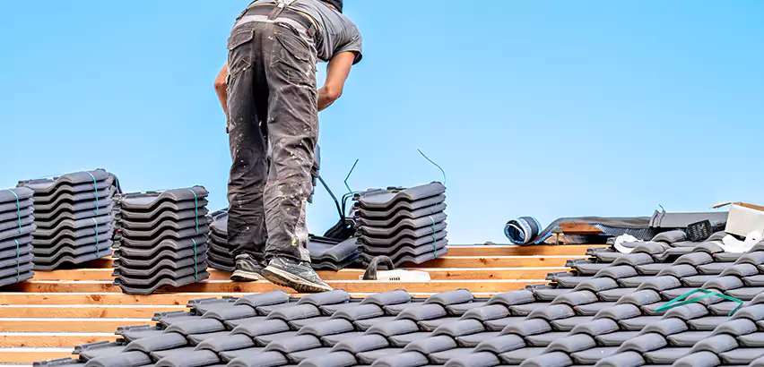 Replacing Tile Roof Underlayment in Peotone
