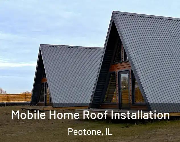  Mobile Home Roof Installation Peotone, IL