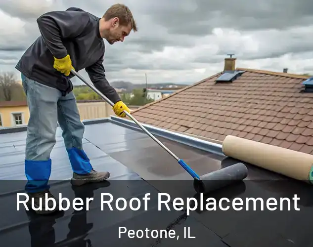  Rubber Roof Replacement Peotone, IL